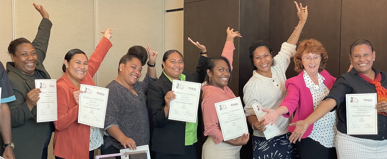 REIQ takes property management training to Papua New Guinea